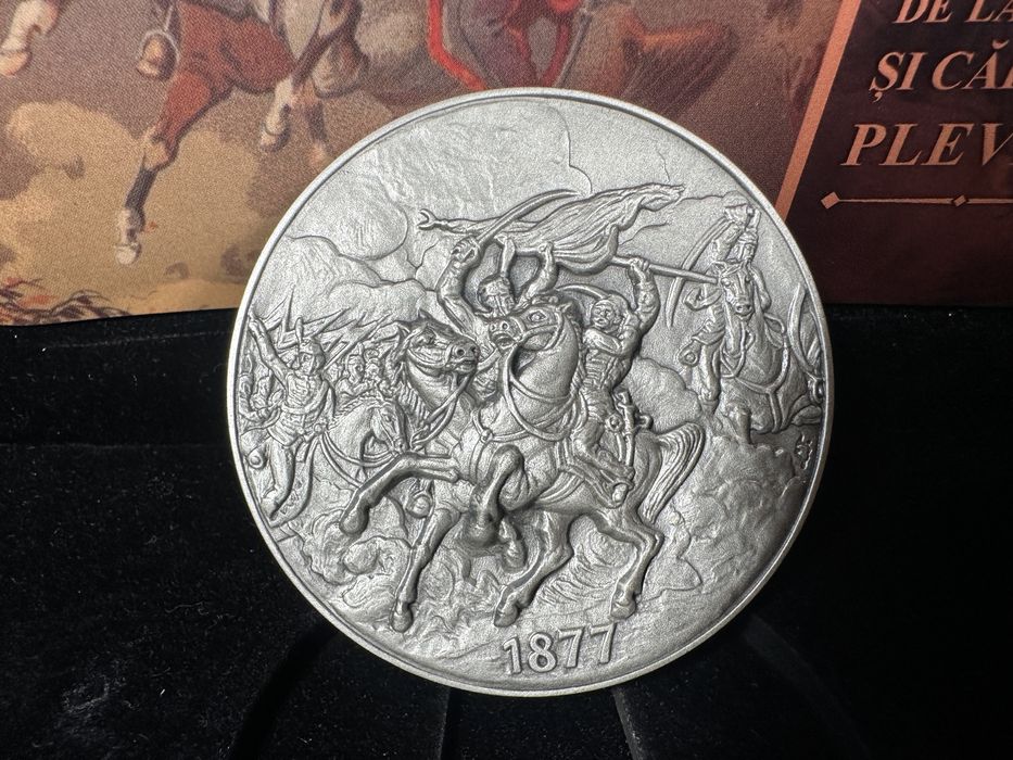 Medalie argint 999 157g - Plevna