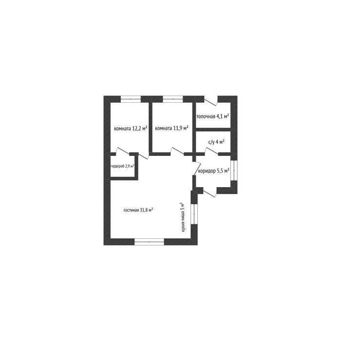 новый дом с дизайн ремонтом