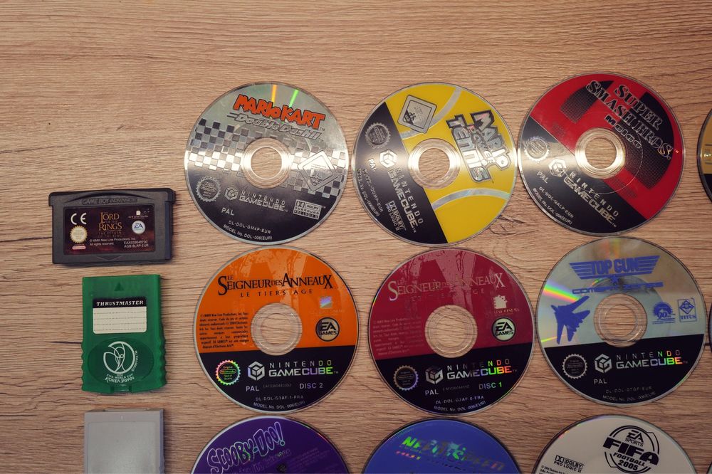 Jocuri Nintendo Gamecube 12buc Mario Zelda Need fot speed si altele