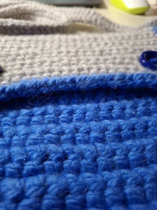 Вязаная сумка ручной работы