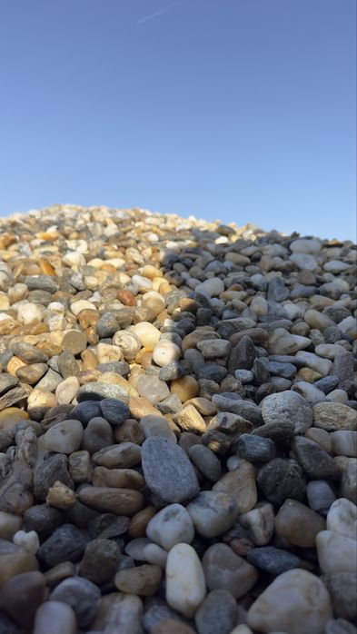 Piatra decorativa de rau 16-32 mm curata pentru drenaj si fose septice