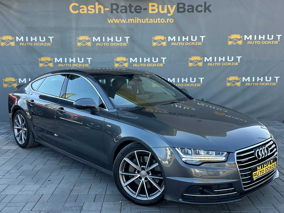 Audi A7 Sportback Quattro S-Line 3.0 Diesel (218 CP) 2016 Euro 6 | Rate fixe | Garantie