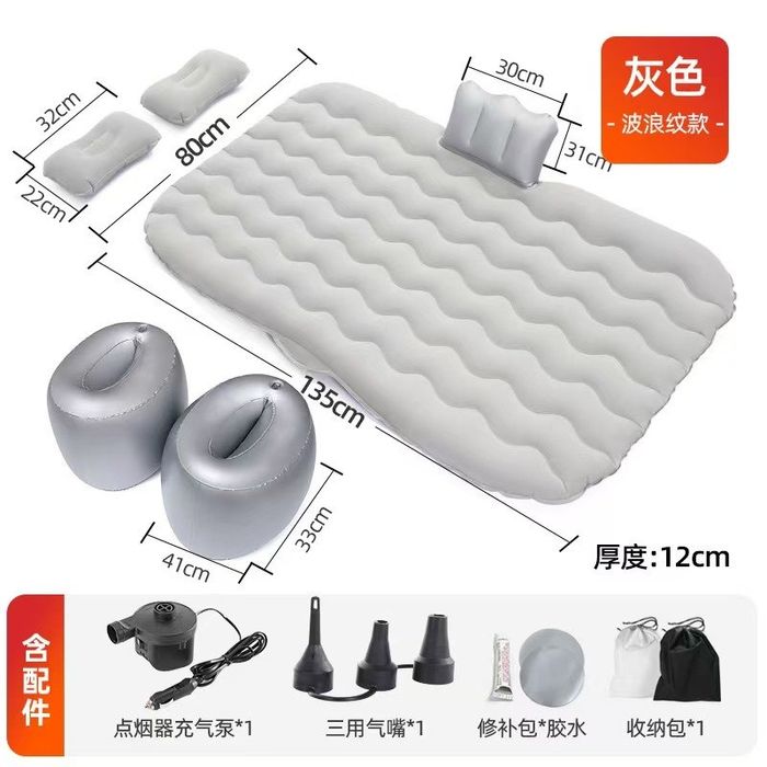 Надувной матрас для машины с подушками в комплекте. Mashina uchun matr