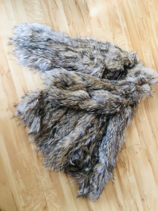 Палто сребърна лисица