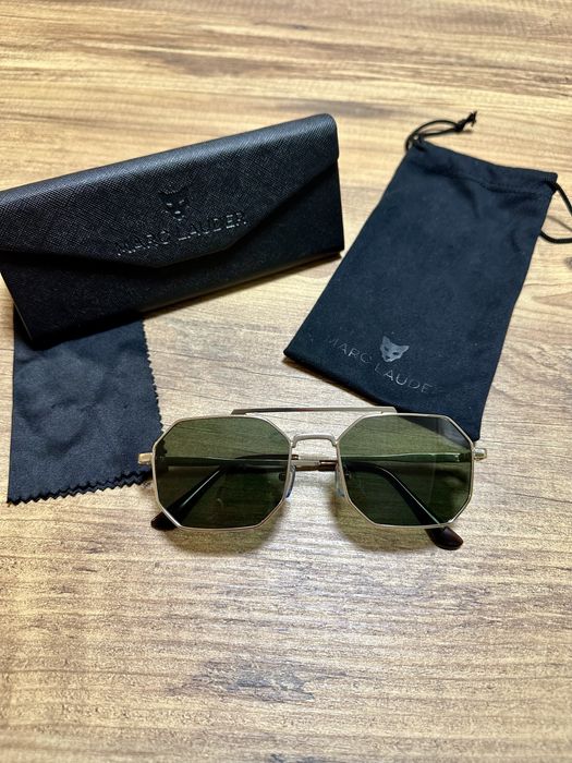 Дамски / Унисекс шестоъгълни слънчеви очила - Marc Lauder