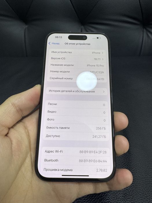 Iphone 15 Pro 256 GB