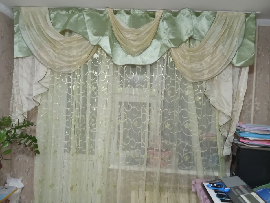 Тюль+ламберкин 3*5метр