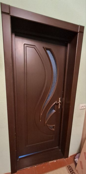 Мдф двери 210х90 с доборами и наличниками