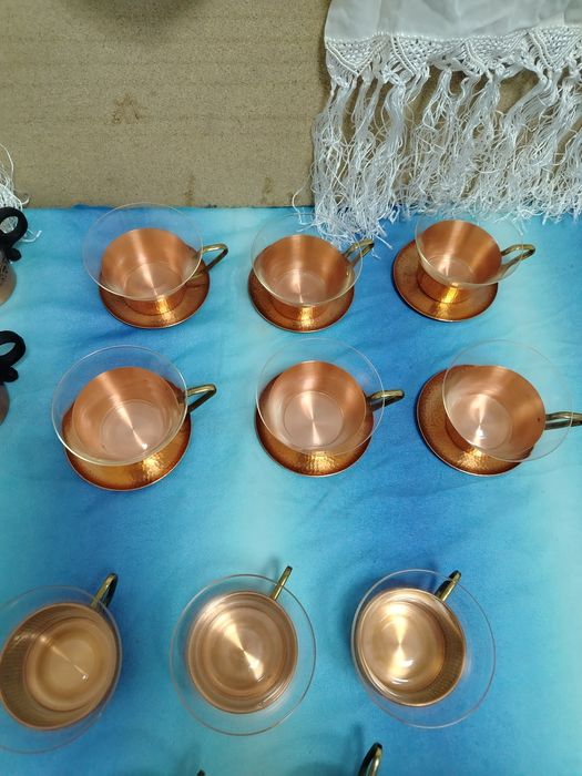 Медни сервизи и постакани