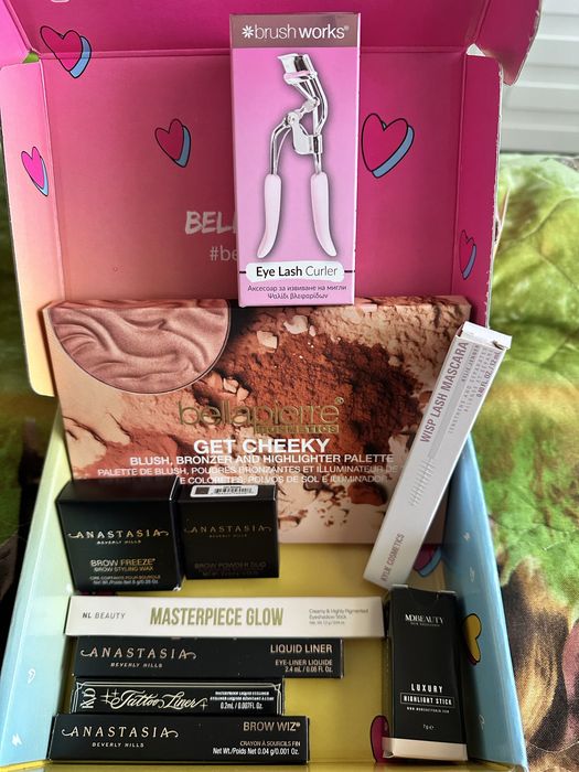 Гримове Anastasia,kylie cosmetics,bellapierre,NLbeauty,KVD,MD beauty