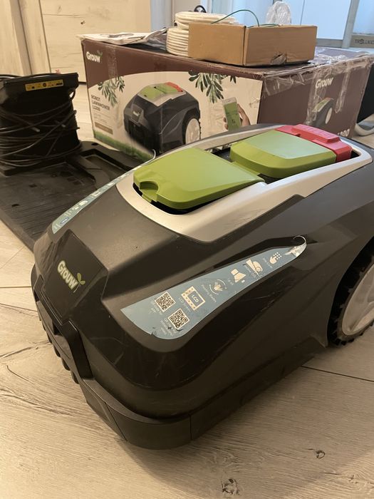 Robot tuns iarba Grow L1200 – complet, cu stație + fir, funcțional