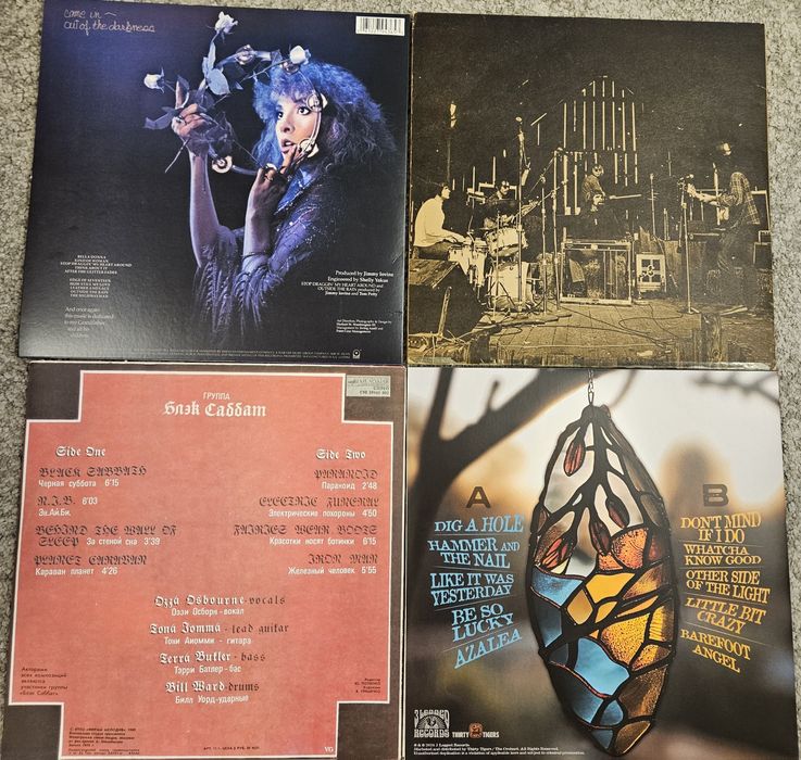 Disc vinil Black Sabbath, Stevie Knicks, Neil Young, Blackberry Smoke