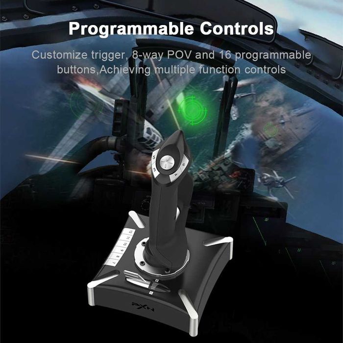 PXN 2119 PRO FLIGHT STICK игровой штурвал для авиасимуляторов