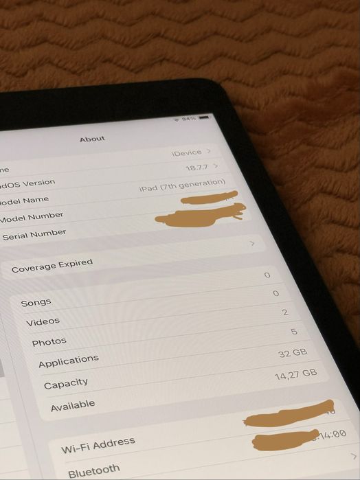 Apple ipad 7th-Gen 32Gb като нов