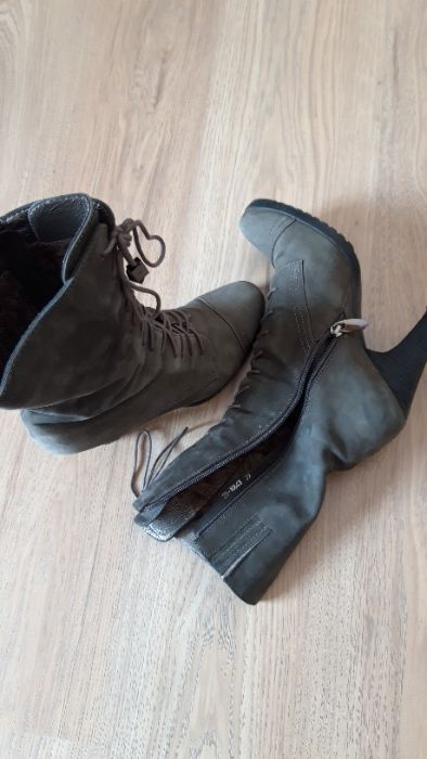 Сиви Дамски боти / ботуши/ обувки