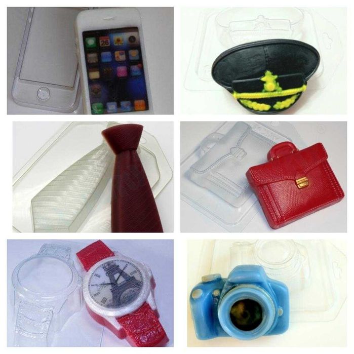 Пластиковые формочки для мыло