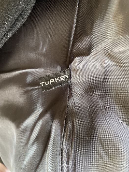 Продам женское турецкое черное пальто