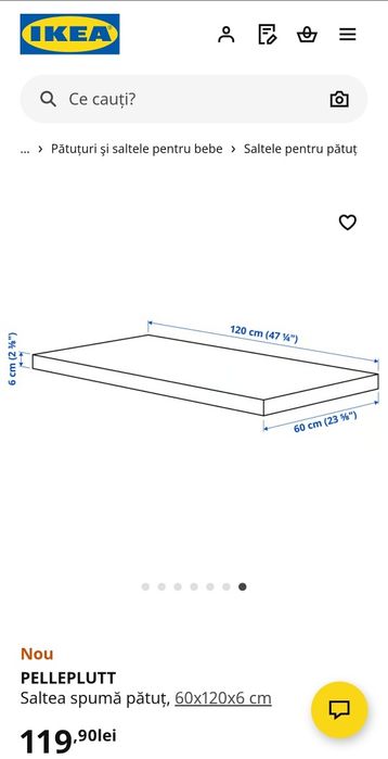 Patut ikea complet utilat CA NOU