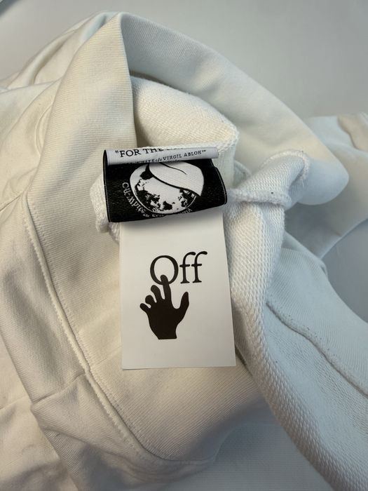 Hoodie off white torando size M
