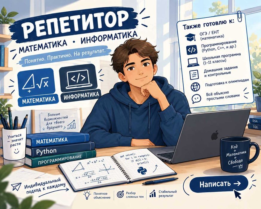 Репетитор по математике-информатике