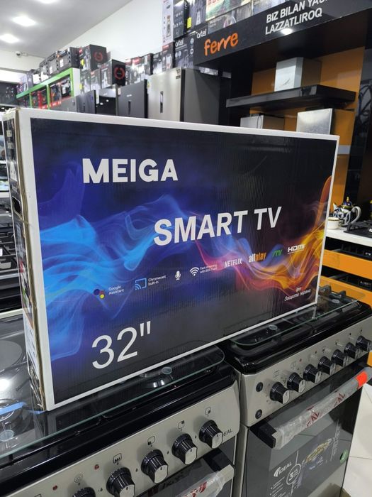 Meiga 32tv Smart Android. Aksiya narxi 1,049,000 dan.