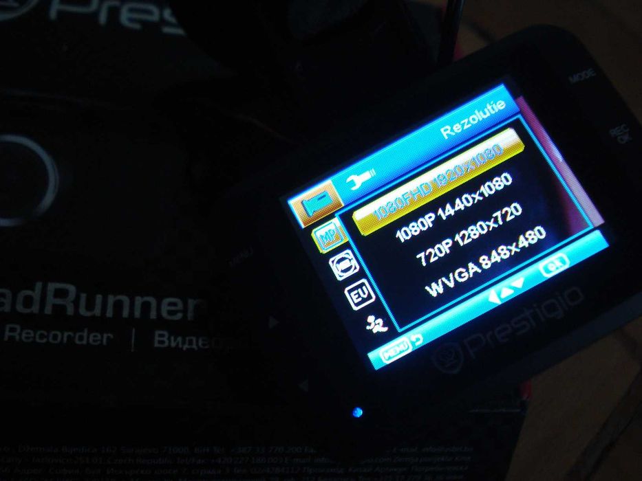 camera video auto prestigio roadrunner 320i baterie extinsa