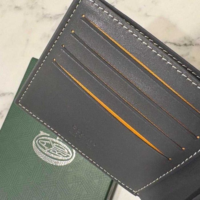 Portofel Goyard Victoire Negru, din Piele Texturată