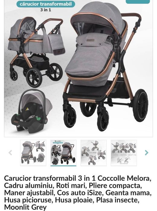 Carucior 3 in 1 Cocolle