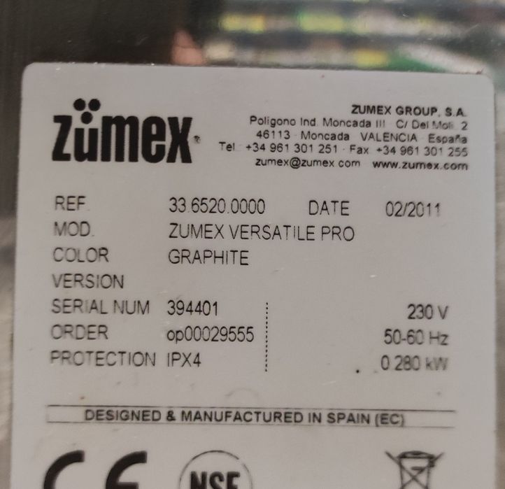 Фреш Машина за портокали Zumex Versatile Pro