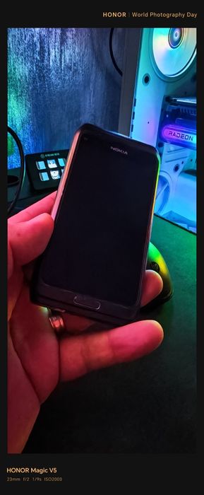 Old school. Nokia E7