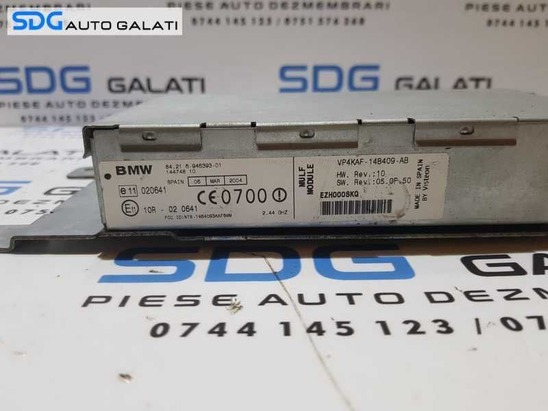 Unitate Modul Calculator Bluetooth BMW Seria 5 E60 E61 2003 - 2010 Cod 6-946393-01 694639301 946393