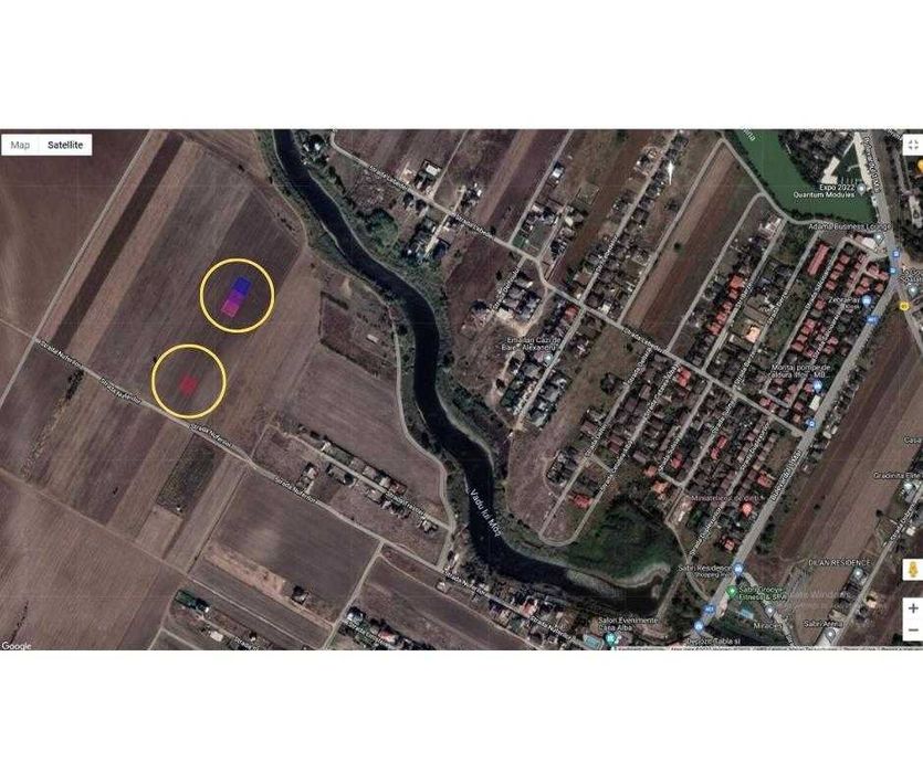 Vand teren Berceni - intrare Vidra