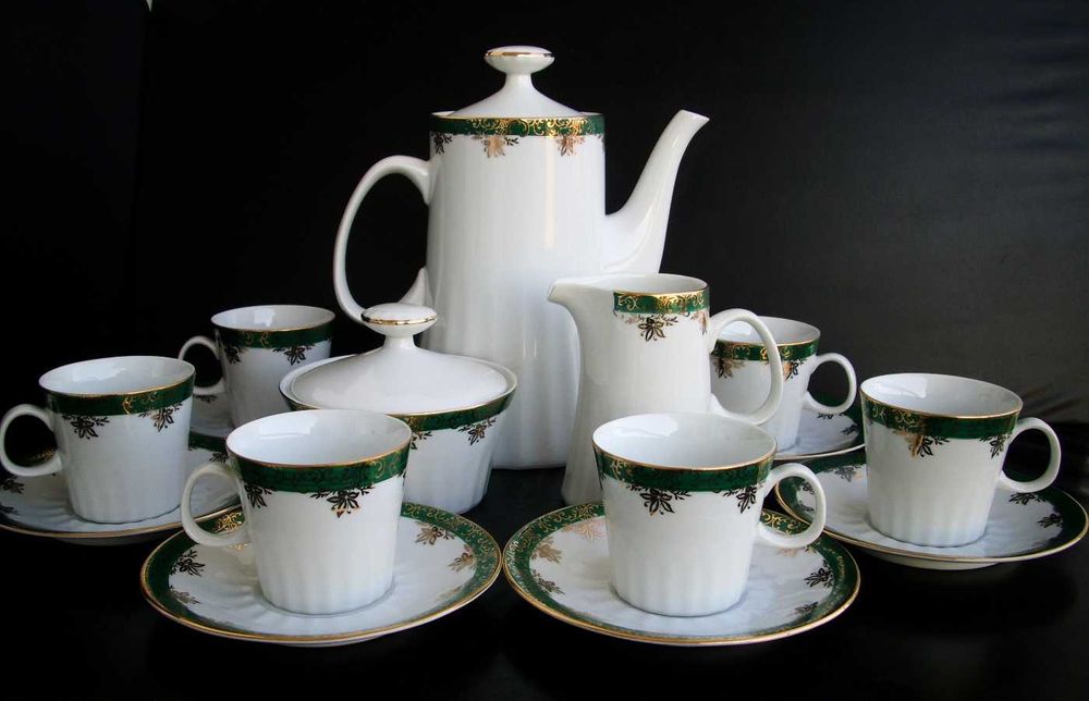 Луксозен сервиз за кафе EPIAG D.F. Карловарски порцелан Бохемия