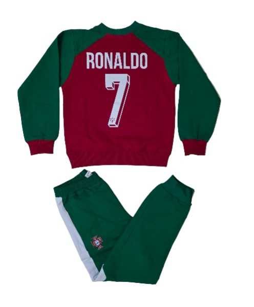 Жълт Детски екип Роналдо Ал Насър Син 2025г Ново Комплект деца CR7