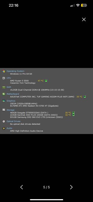 PC Gaming Ryzen 5 5500 | RX 5700 XT