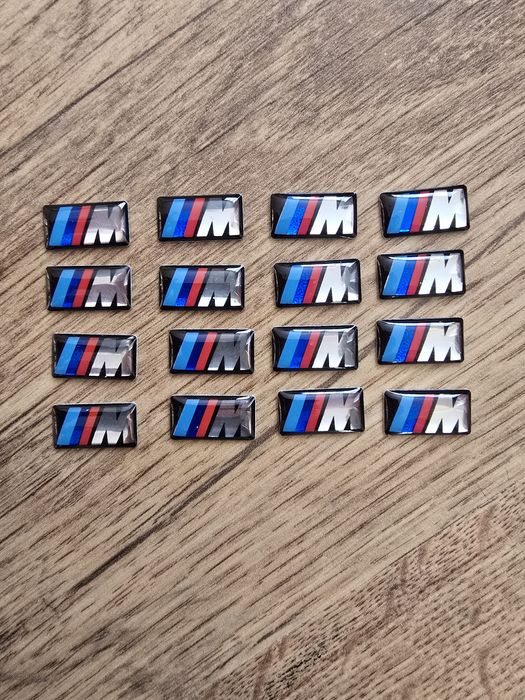 Emblema stiker bmw logo M jante volan