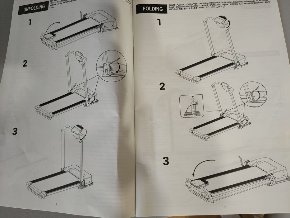Отлична Domyos Walk500 бягаща пътека W500