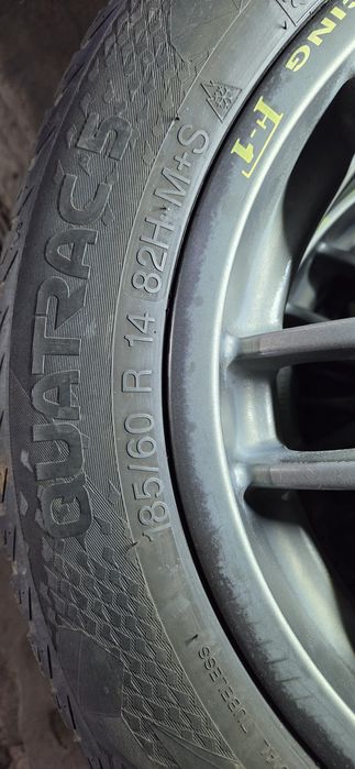 OZ RACING F1 джанти със гуми. 185/60/14 6J×14 ET36 4×100 и 4×108