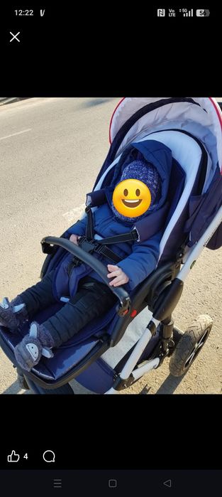 Vând căruț Krausman 3 in 1