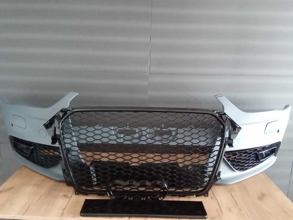 Pachet Bara fata+Grile RS LOOK Audi A4 B8 Facelift 2011-2014