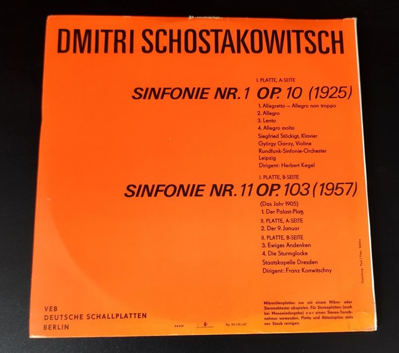 Dmitri Shostakowitch-Sinfonie N1, N11