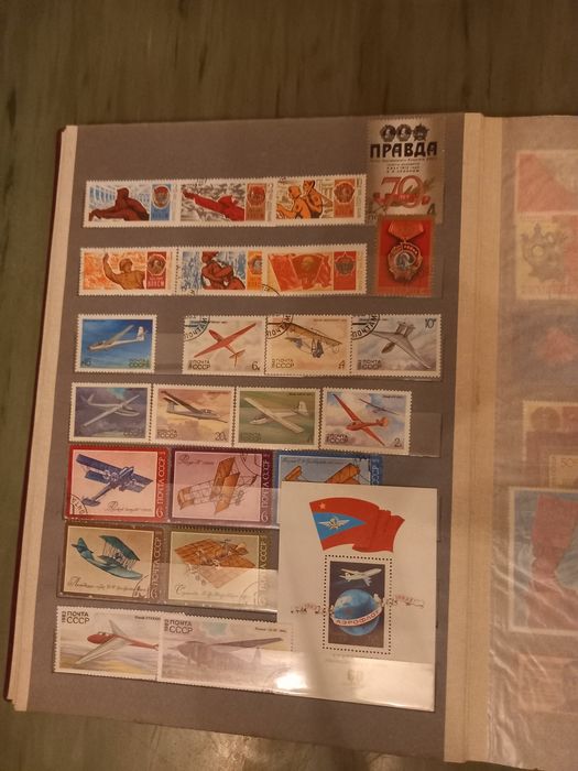 Почтовые марки СССР и ГДР