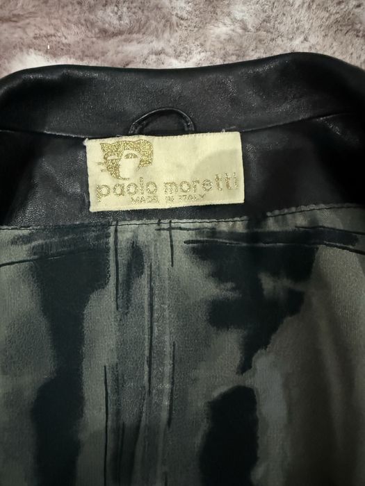 Geaca de piele Paolo Moretti - S