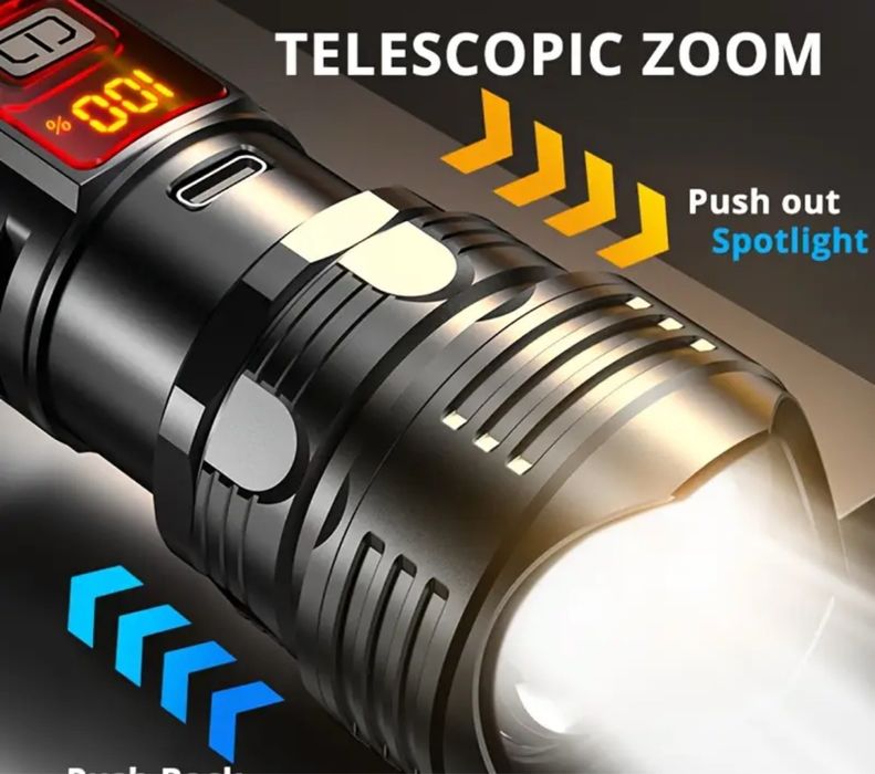 Лед фенер 3 режима