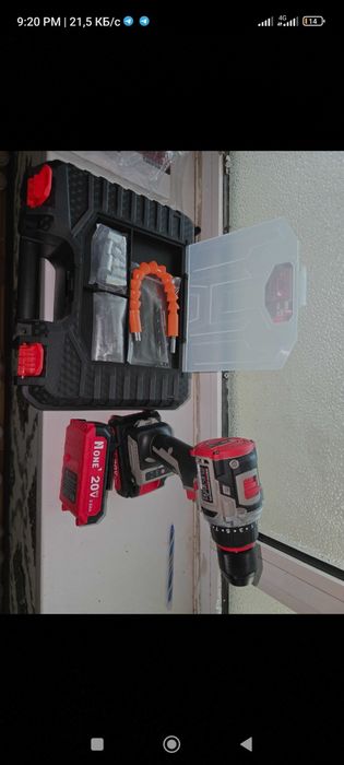 Янги Ишлателмаган

- Batareya kuchlanishi: 20 V

- Batareya turi: