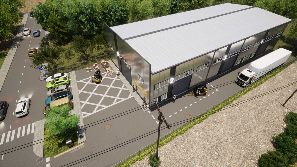 Дава се под наем Склад в Плевен, Индустриална зона - Запад - 920 кв.м за 3680 € - Снимка #1