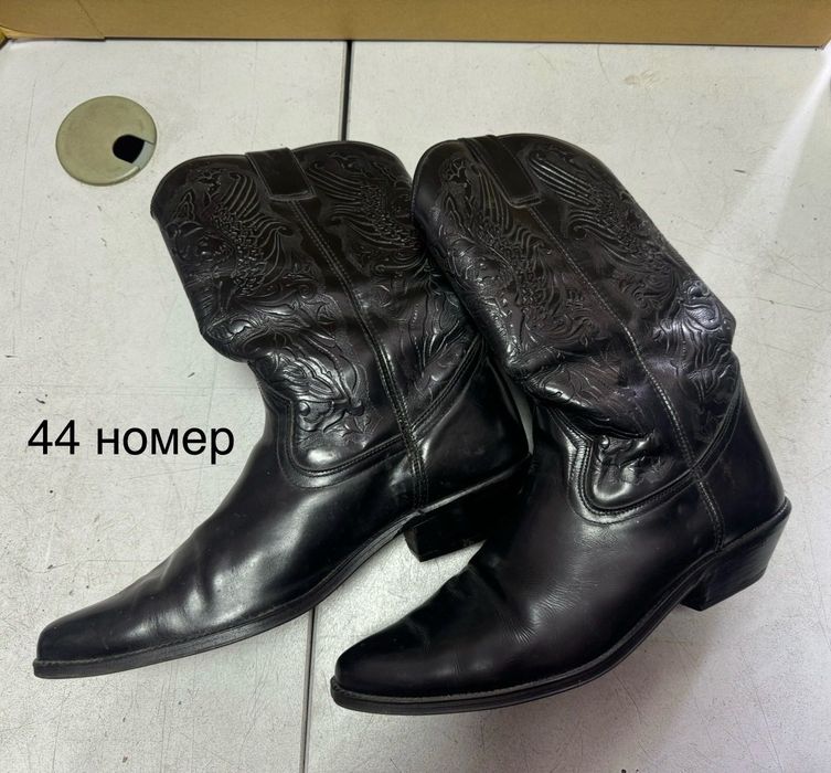 Кожени рокерски ботуши / боти за мотор / чопър и тн.  43 и 44 номер