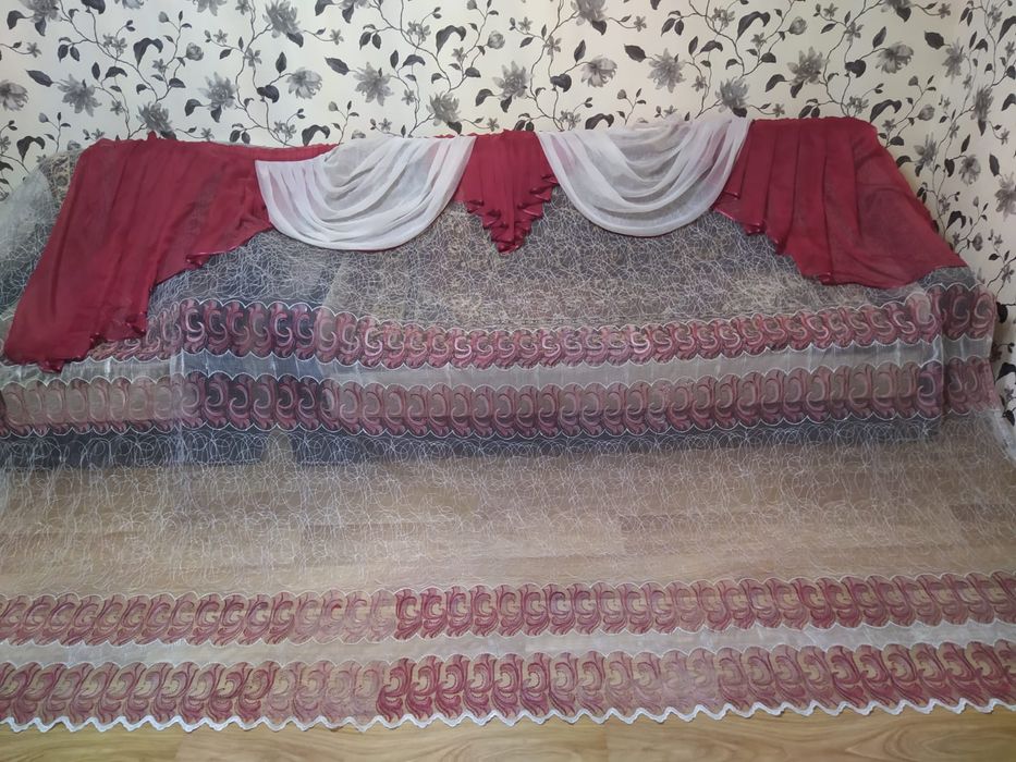 Продам тюль с ламбрикеном