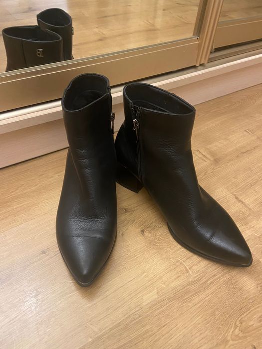 Ботинки кожа женские