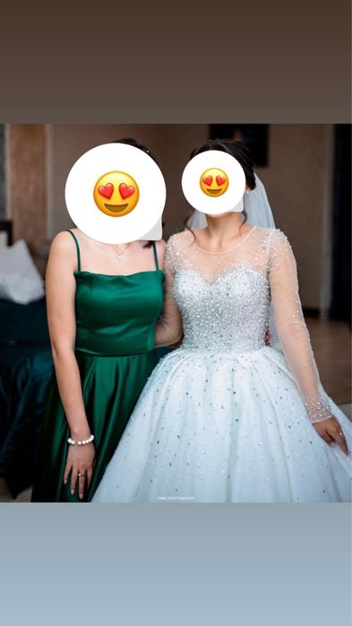 Продам свадебное платье размер 42(хs)